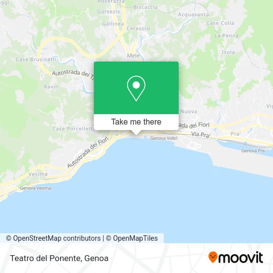 Teatro del Ponente map