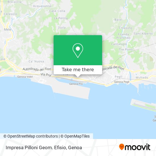 Impresa Pilloni Geom. Efisio map