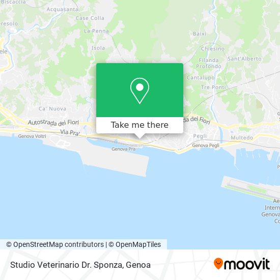 Studio Veterinario Dr. Sponza map