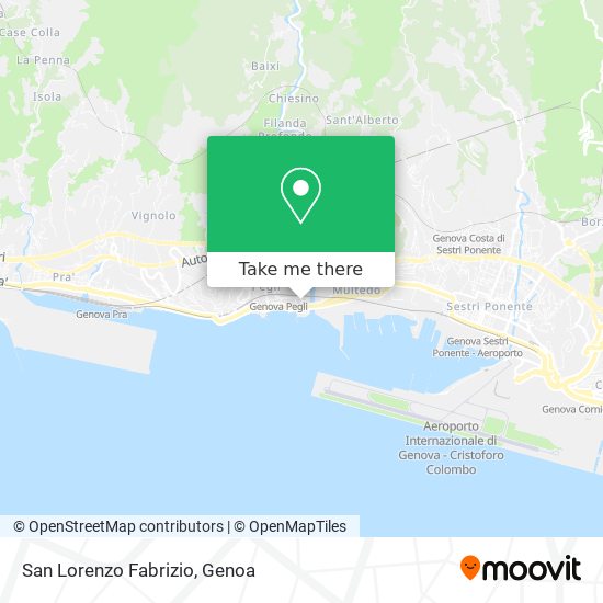 San Lorenzo Fabrizio map