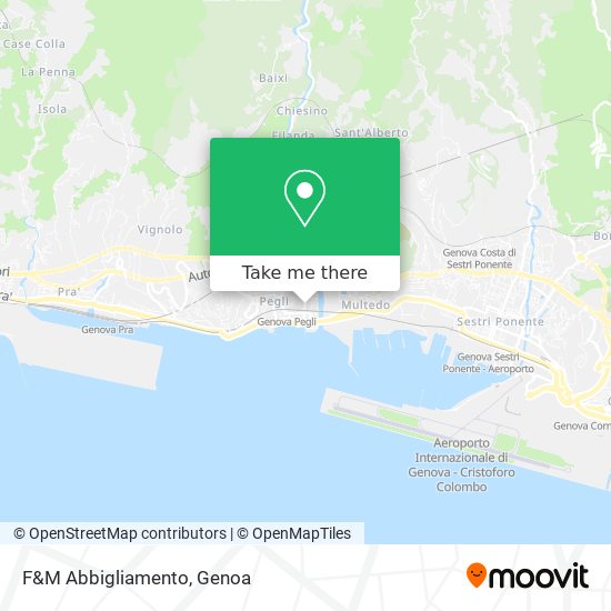 F&M Abbigliamento map