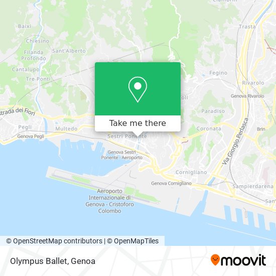 Olympus Ballet map