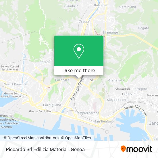 Piccardo Srl Edilizia Materiali map