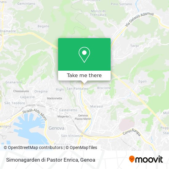 Simonagarden di Pastor Enrica map