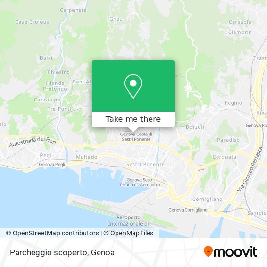 Parcheggio scoperto map