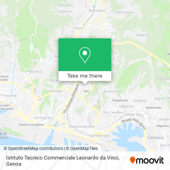 Istituto Tecnico Commerciale Leonardo da Vinci map