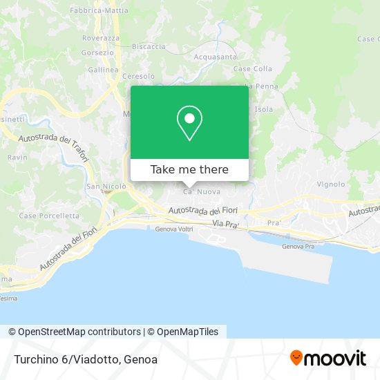 Turchino 6/Viadotto map