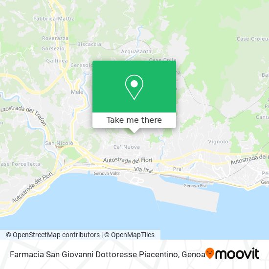 Farmacia San Giovanni Dottoresse Piacentino map