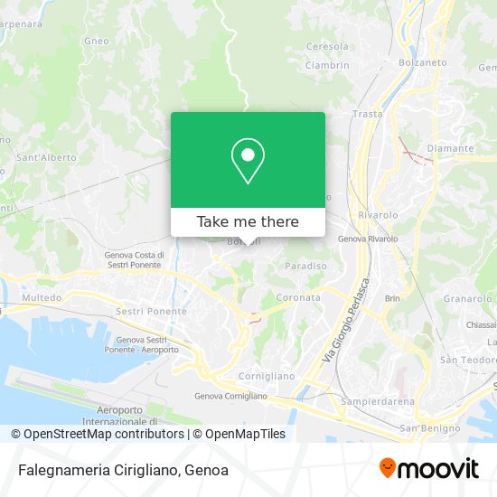 Falegnameria Cirigliano map