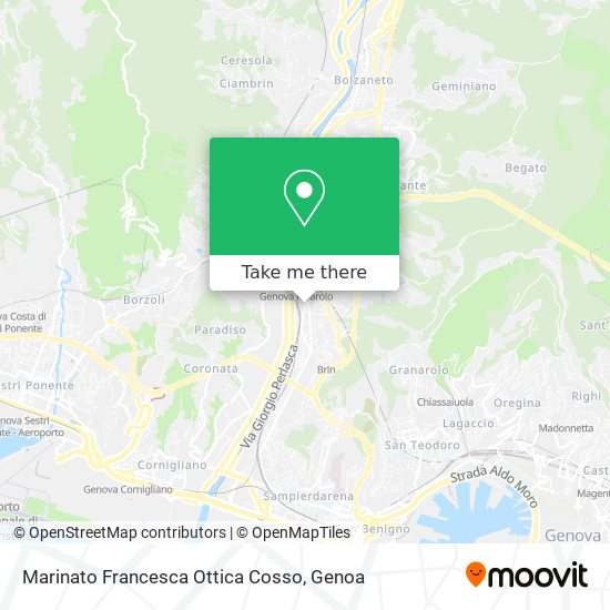 Marinato Francesca Ottica Cosso map