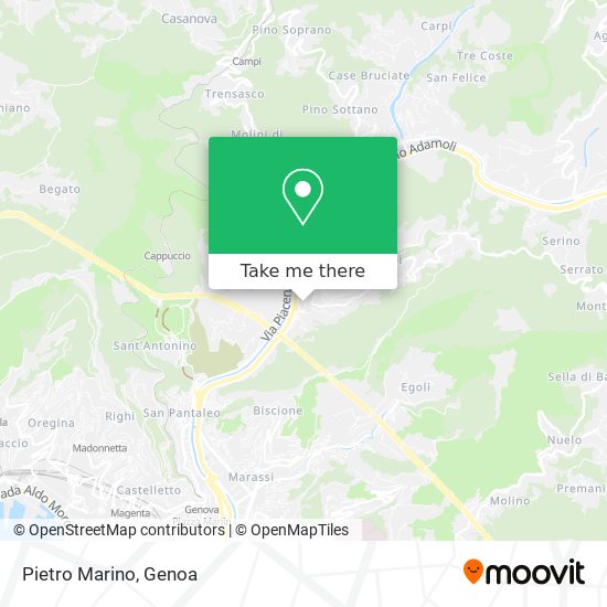 Pietro Marino map