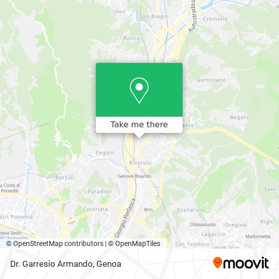 Dr. Garresio Armando map