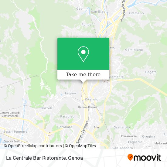 La Centrale Bar Ristorante map