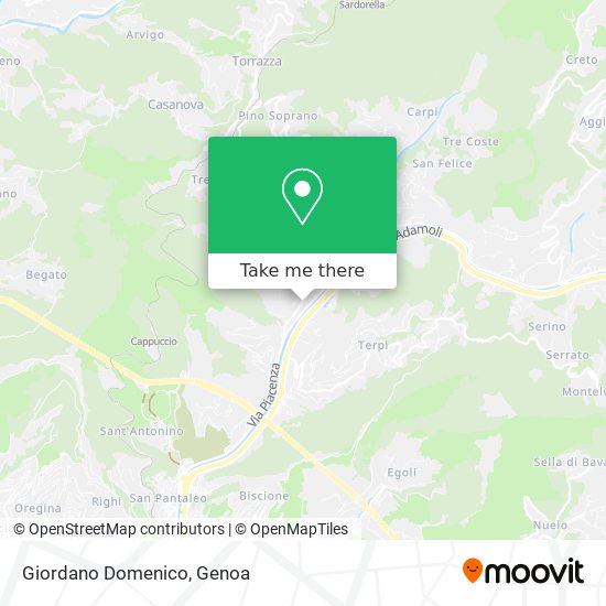 Giordano Domenico map