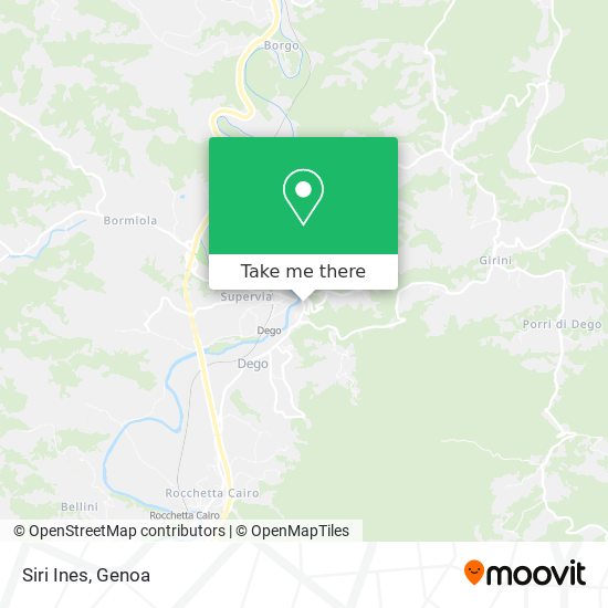 Siri Ines map