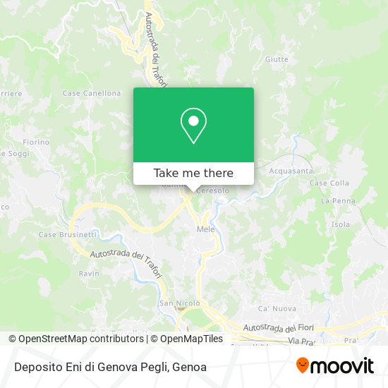 Deposito Eni di Genova Pegli map