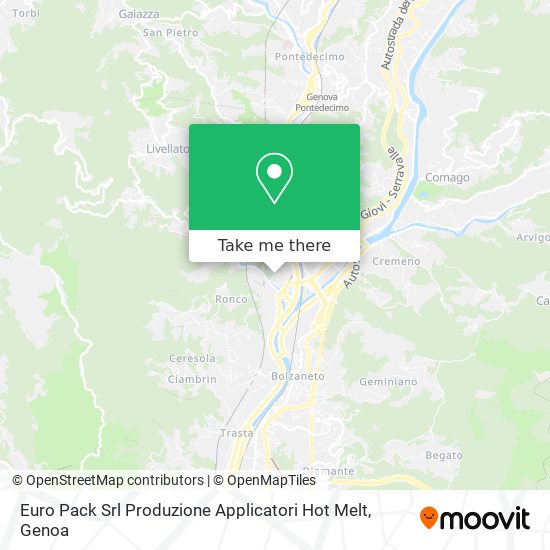 Euro Pack Srl Produzione Applicatori Hot Melt map