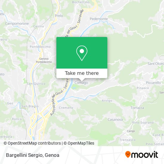 Bargellini Sergio map