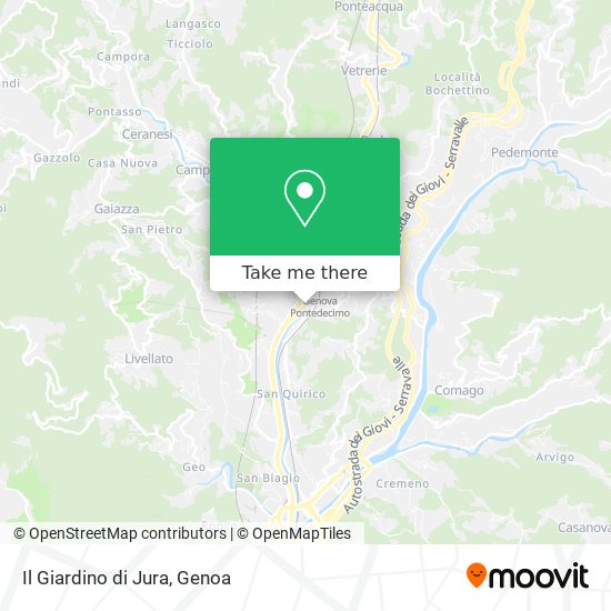 Il Giardino di Jura map