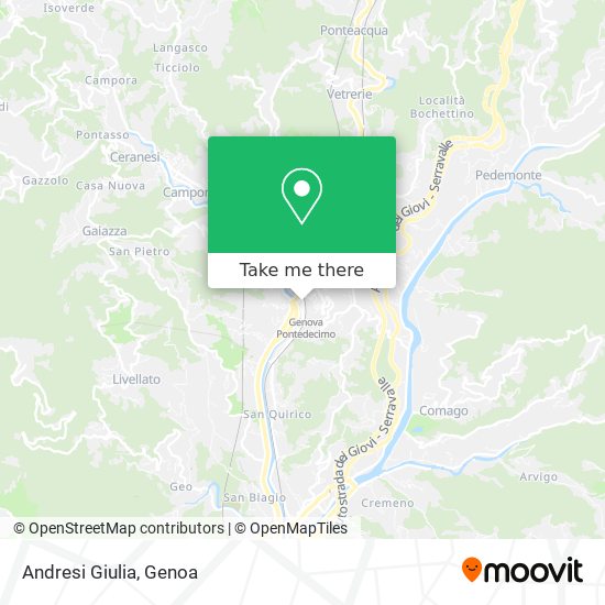 Andresi Giulia map