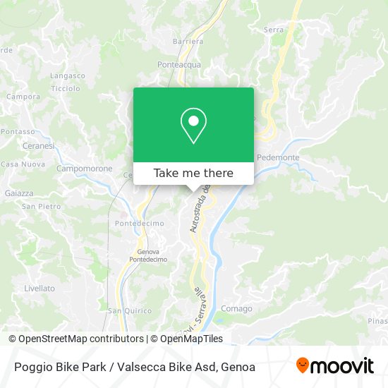 Poggio Bike Park / Valsecca Bike Asd map