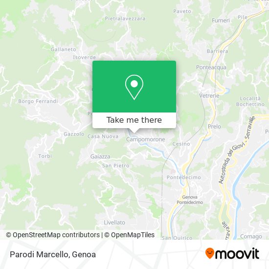 Parodi Marcello map