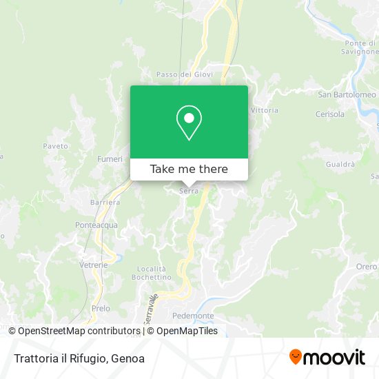 Trattoria il Rifugio map