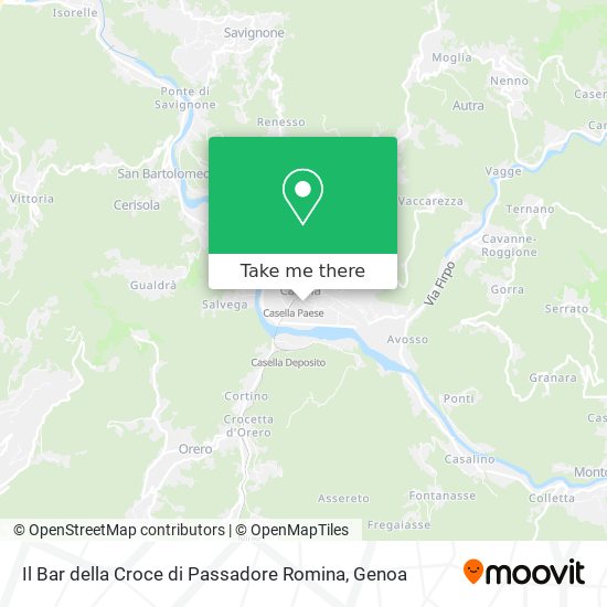 Il Bar della Croce di Passadore Romina map