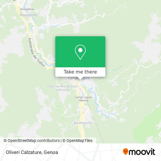 Oliveri Calzature map