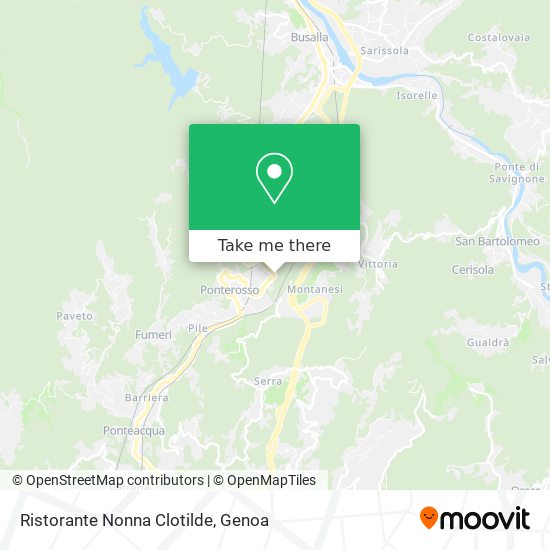 Ristorante Nonna Clotilde map