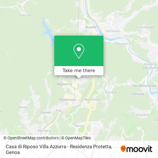 Casa di Riposo Villa Azzurra - Residenza Protetta map