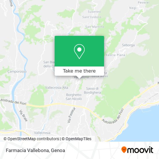 Farmacia Vallebona map