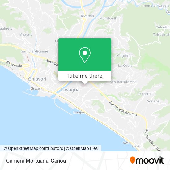 Camera Mortuaria map