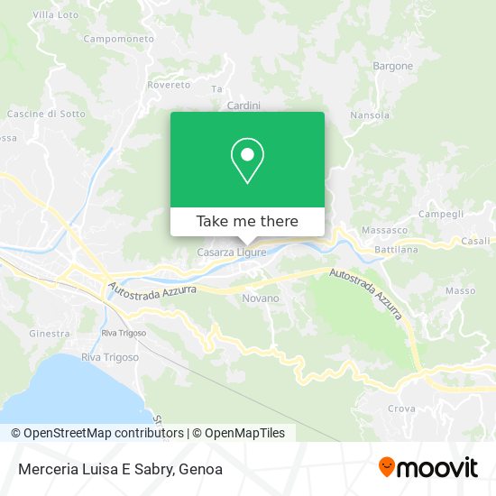 Merceria Luisa E Sabry map