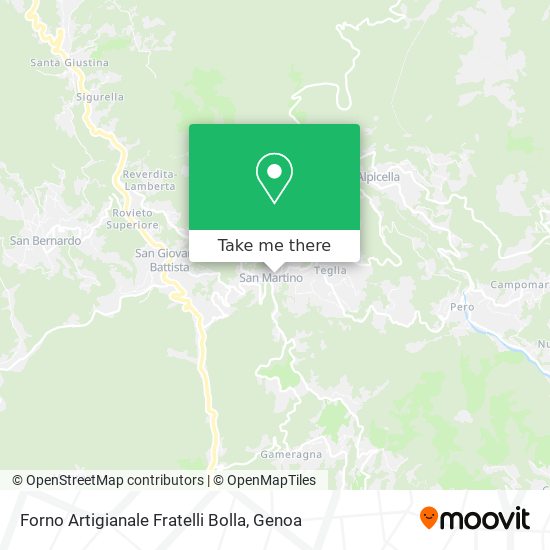 Forno Artigianale Fratelli Bolla map