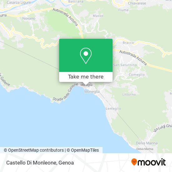 Castello Di Monleone map