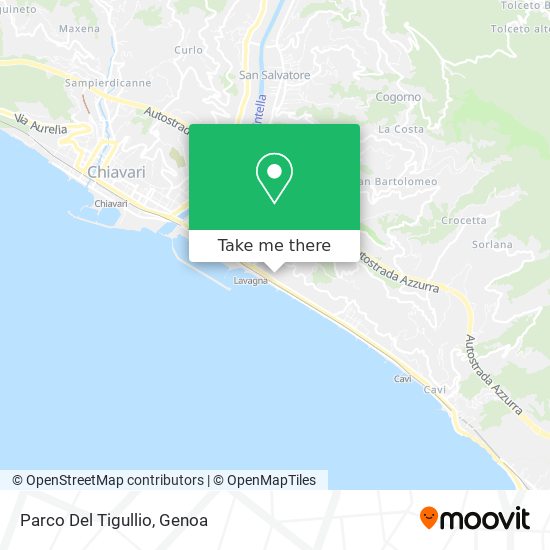 Parco Del Tigullio map