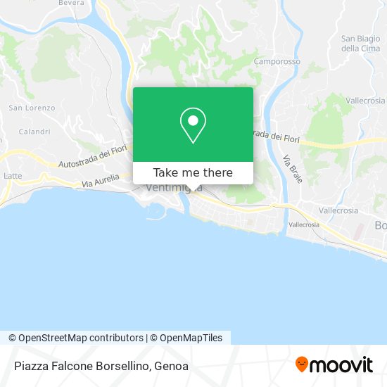 Piazza Falcone Borsellino map
