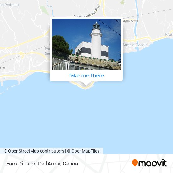 Faro Di Capo Dell'Arma map