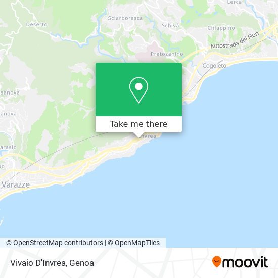 Vivaio D'Invrea map