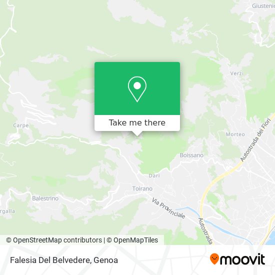 Falesia Del Belvedere map
