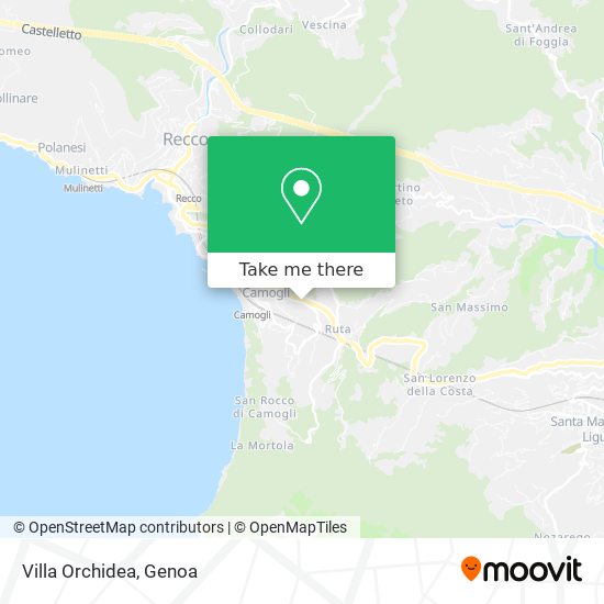 Villa Orchidea map