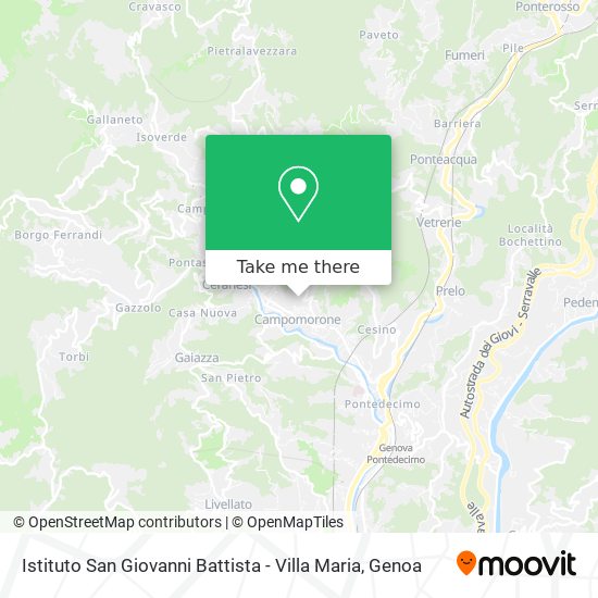 Istituto San Giovanni Battista - Villa Maria map