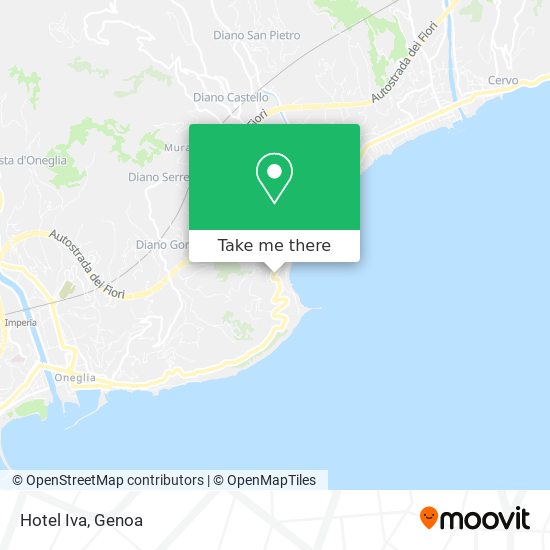 Hotel Iva map