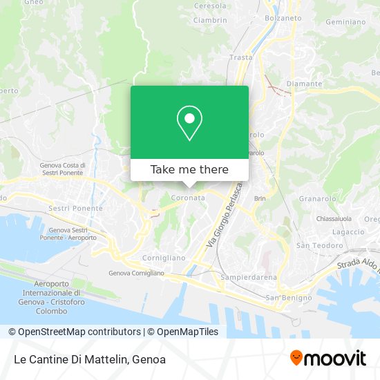 Le Cantine Di Mattelin map
