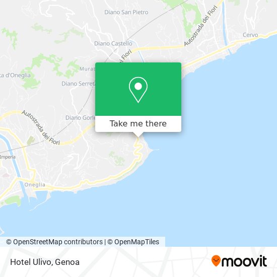 Hotel Ulivo map