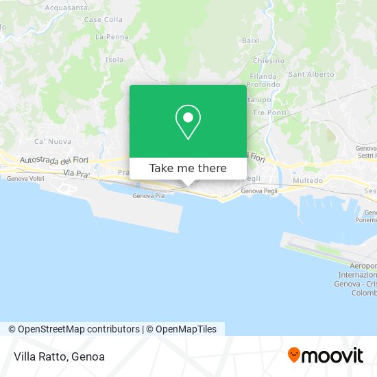 Villa Ratto map