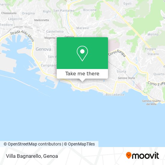 Villa Bagnarello map