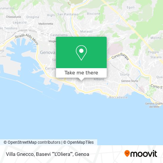 Villa Gnecco, Basevi ""L’Oliera"" map