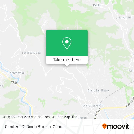 Cimitero Di Diano Borello map